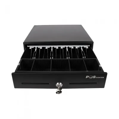 Денежный ящик Poscenter 13ЕМ 330х355х90 механический, PUSH, черный
