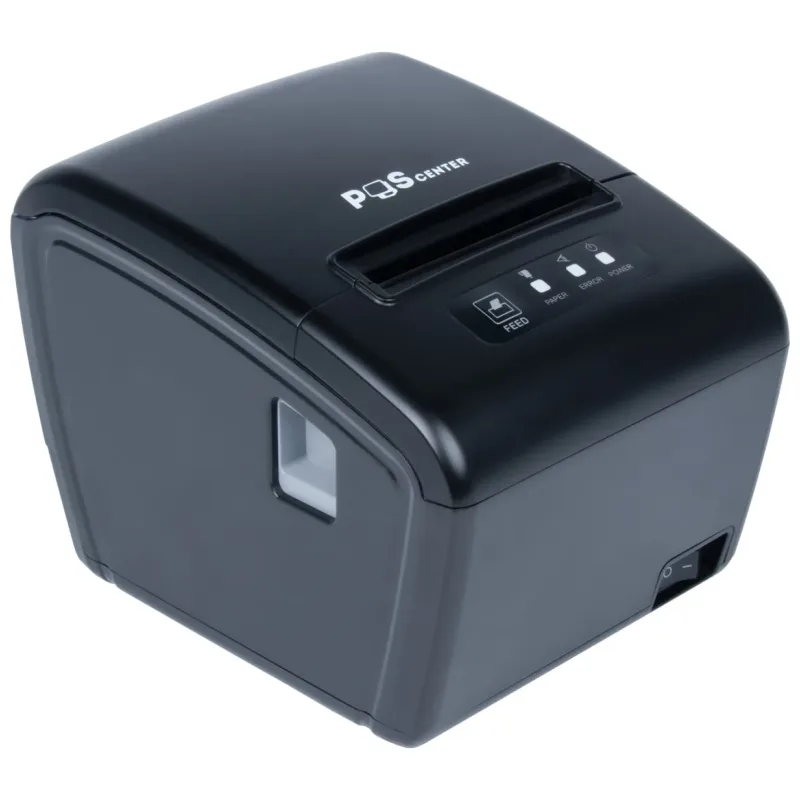Принтер чеков Poscenter RP-100W (80мм, 260 мм/сек, автоотрез, RS232+USB+LAN+wifi) черный